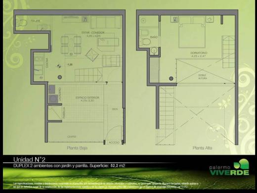 Exclusivo PH 2 amb en duplex c/jardin s/expensas.CAT.PREMIUM