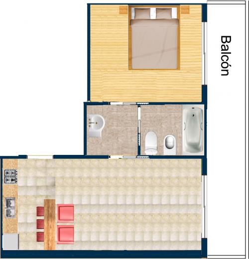 Venta de Depto 2 AMB en San Martín Centro