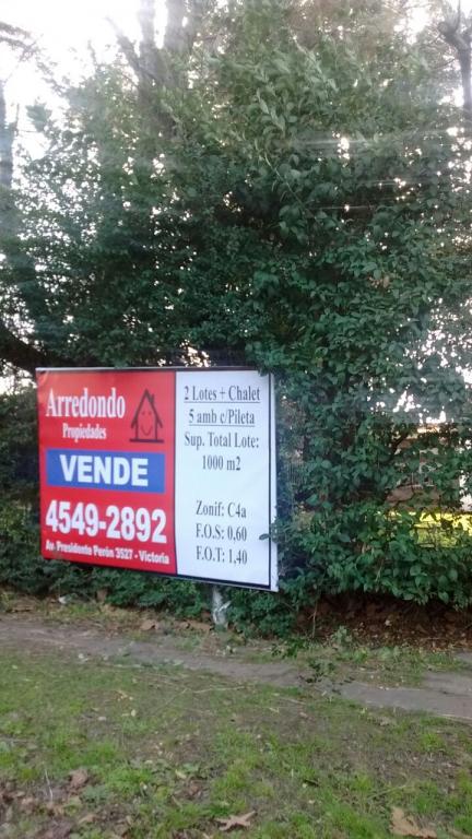 EXCELENTE 2 LOTES DE 10 X 50 + CHALET 5 AMB C/PILETA