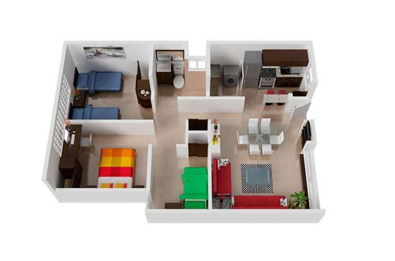 Departamento en Agricola Oriental, Iztacalco