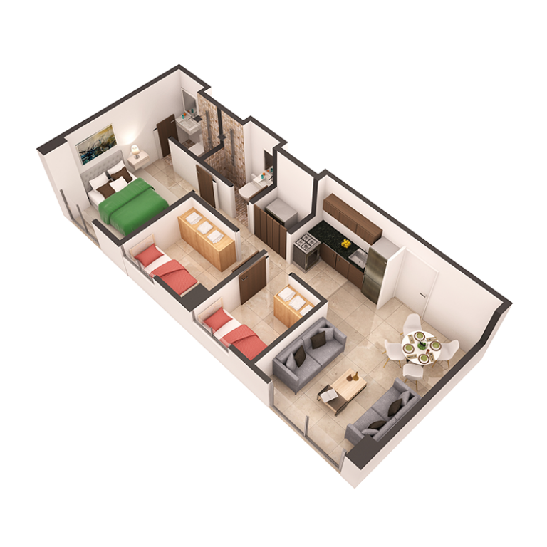 Departamento en Granjas de Mexico, Iztacalco