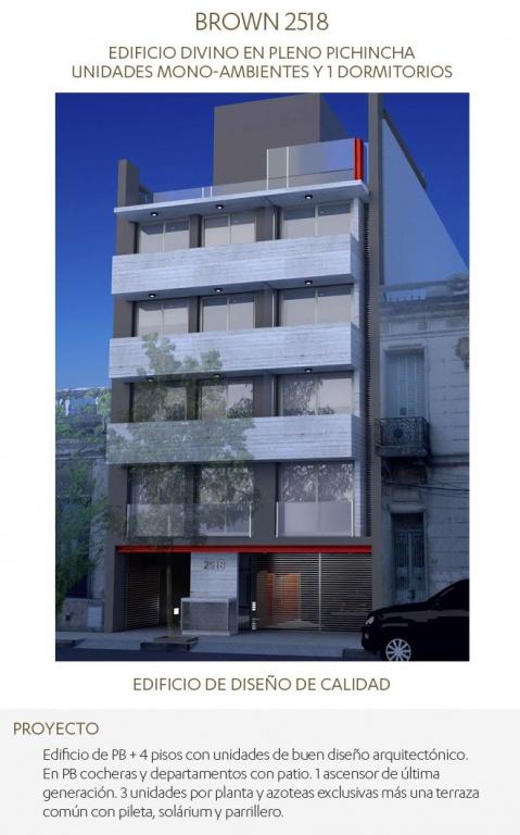 Rosario: Brown 2518 Piso 1 Dpto A Studio X, 1 dormitorio