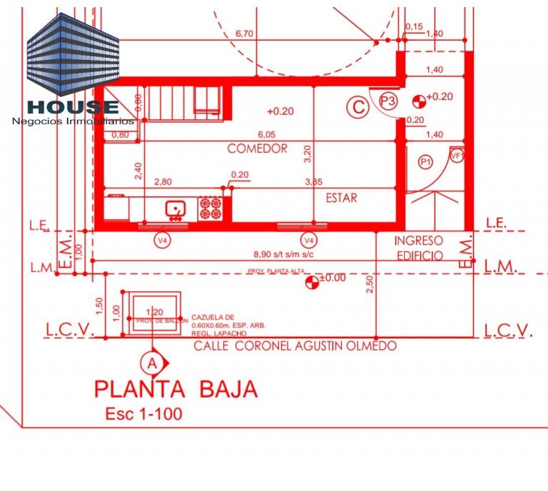 Bº ALBERDI - DUPLEX 2 DORM. - EDIFICIO C/ ASADOR Y PISCINA