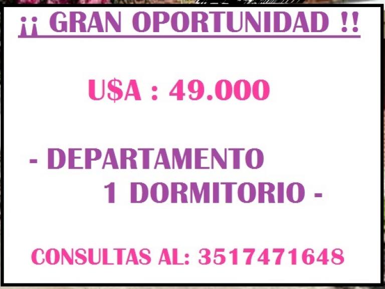 VENTA DE DEPARTAMENTO EN VILLA CARLOS PAZ