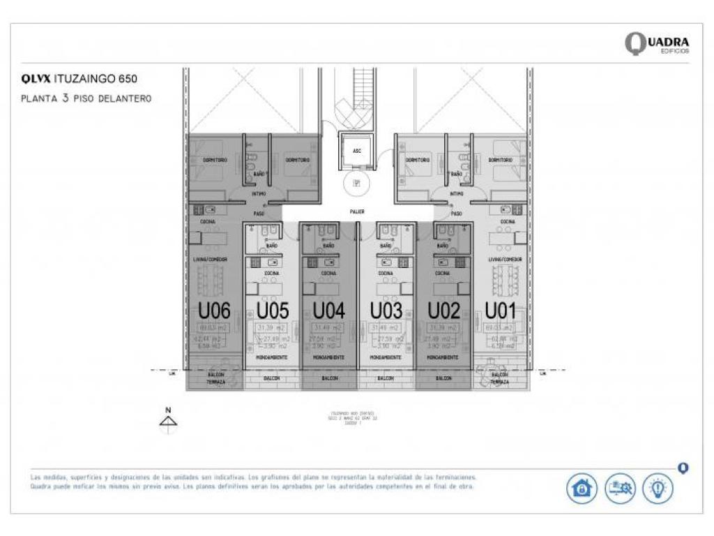 Rosario: Ituzaingo 650 Pisos 3, 4 y 5
