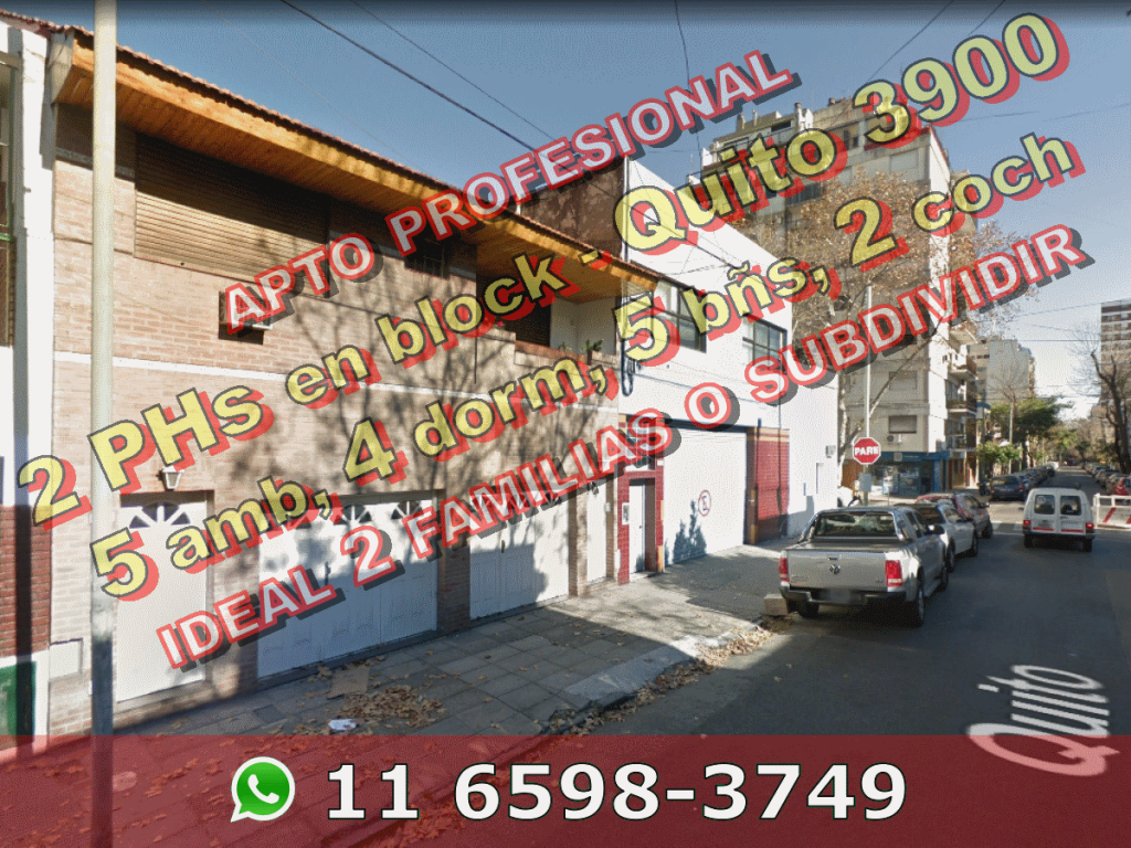 2PH Almagro 5amb 4dor 5bñs 210m2 2coch Quito 3900 u$s510.000