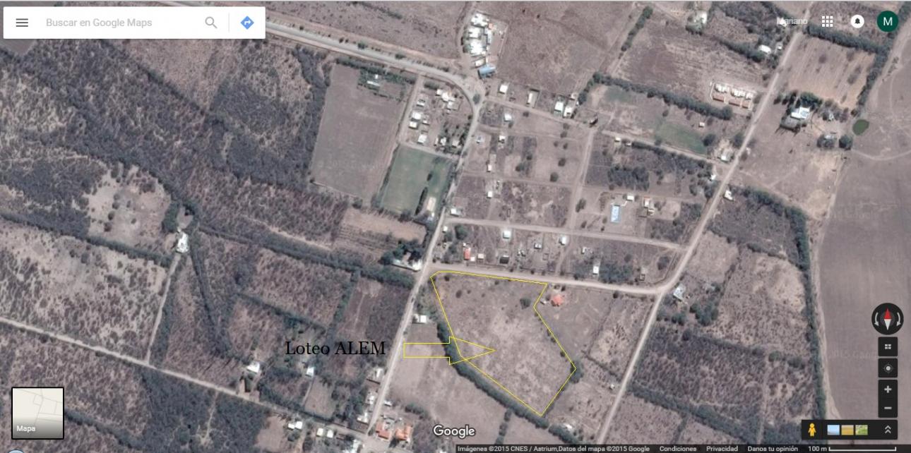 Terreno en pleno pueblo de Leandro N. Alem