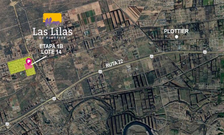 Terreno 375 mts. Loteo Las Lilas Plottier