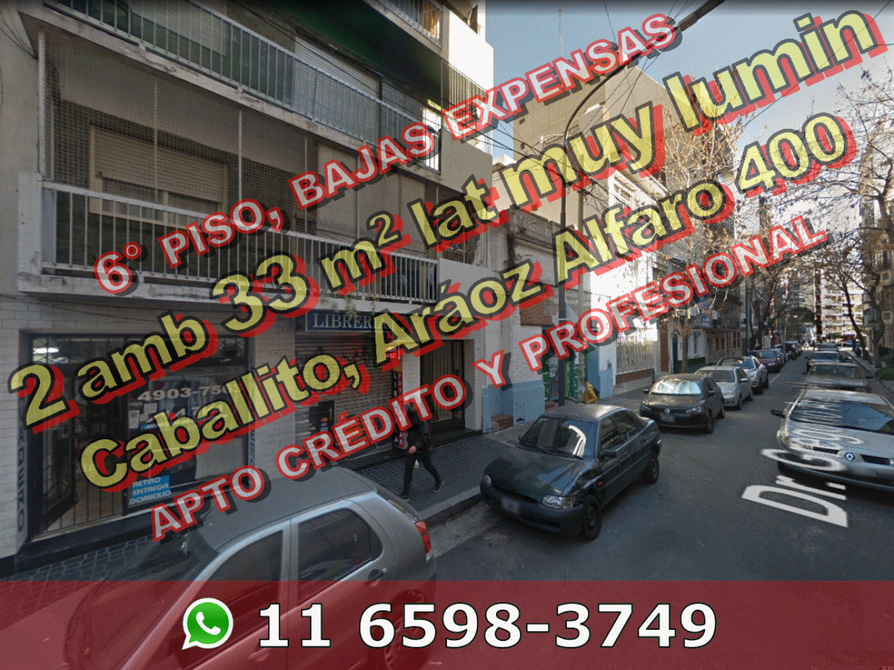 PH Almagro 1a 33m2 +balc cntrf 1o Billinghurst 200 u$s90.000