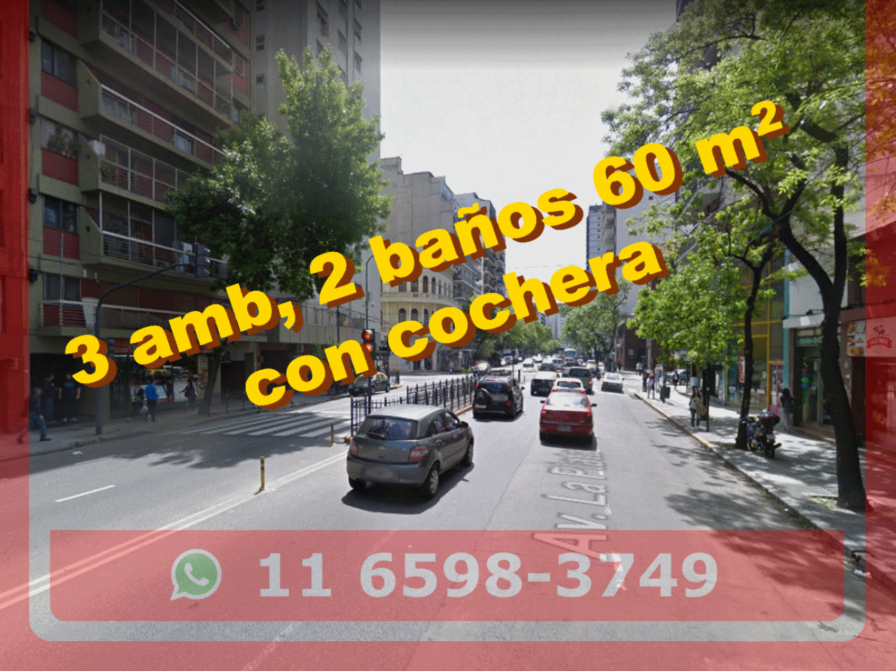 Dto Caballito 3amb 2bñs 60m2 blc +cch AvLaPlata 300 D183.000