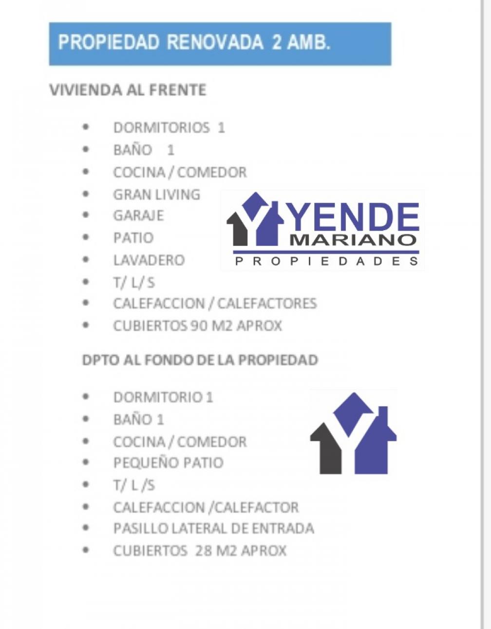 Casa Renovada!!! Con Dpto interno c/ entrada indep.