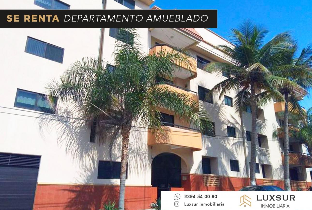 SE RENTA DEPARTAMENTO AMUEBLADO!!