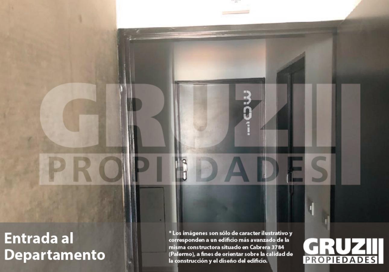 Excelente 1 amb al c/frente - 45m2 en zona Palermo Botánico