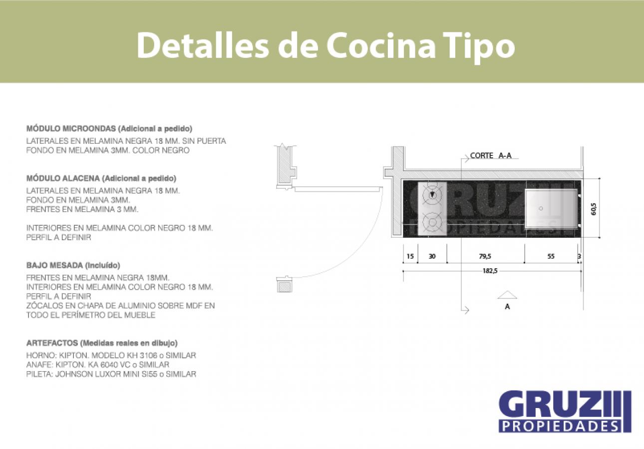 Excelente 1 amb al c/frente - 45m2 en zona Palermo Botánico