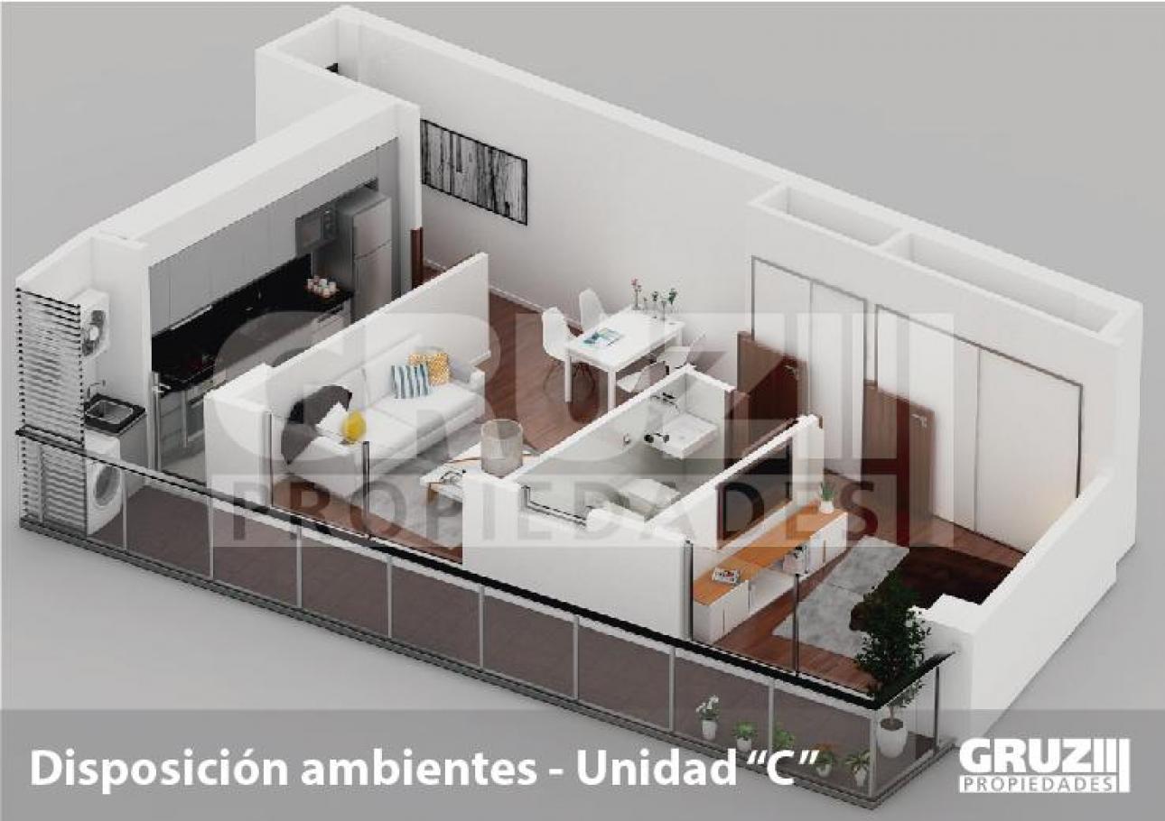 Excelente 2 amb c/balcón 60m2 - Malabia 2233