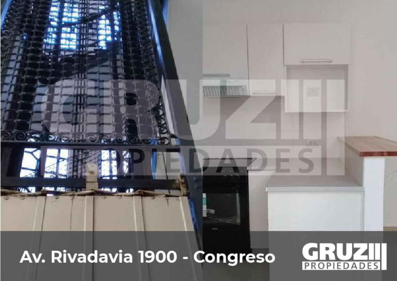 3 ambientes, 73 m2 - Av. Rivadavia 1900 - Congreso