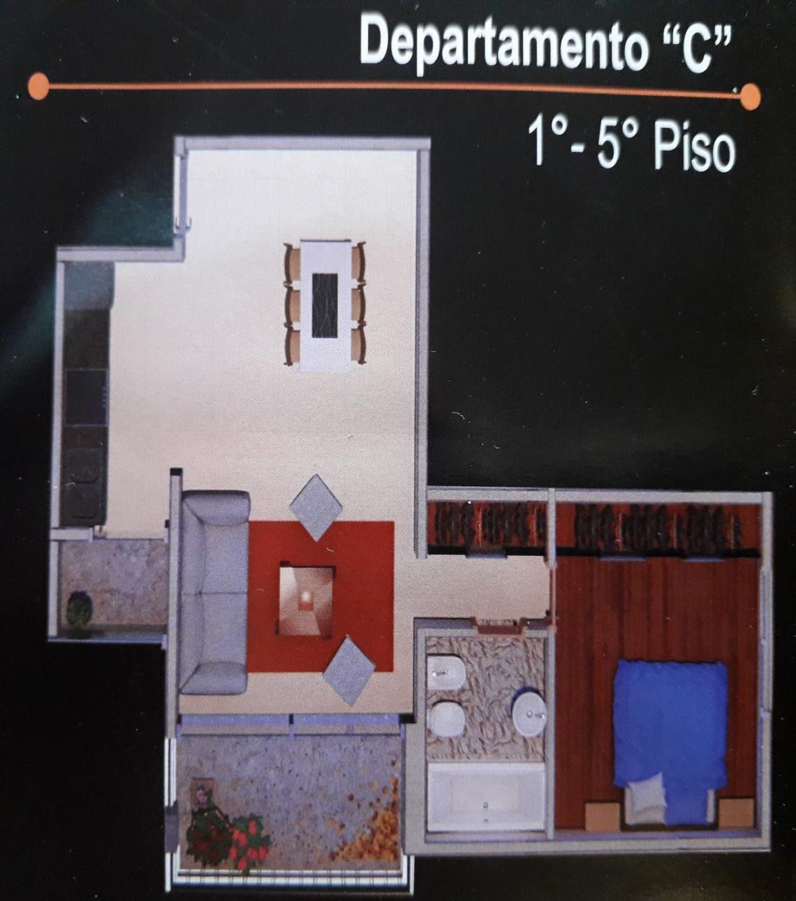 DEPARTAMENTO 2 AMB. a estrenar