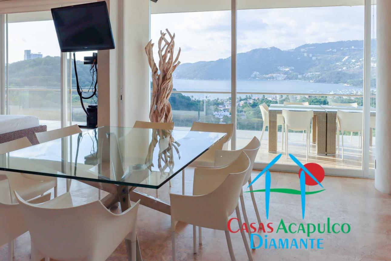 Alquiler Temporal de Departamento 4 o mas recamaras en Acapulco Fraccionamiento Real Diamante