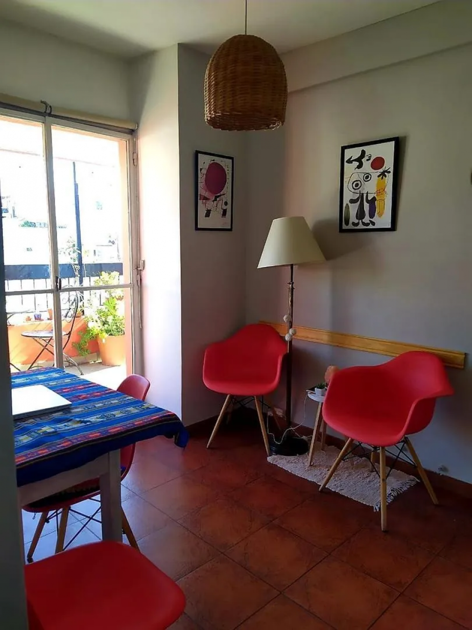 Departamento 2 ambientes c balcon terraza al frente, en Balv
