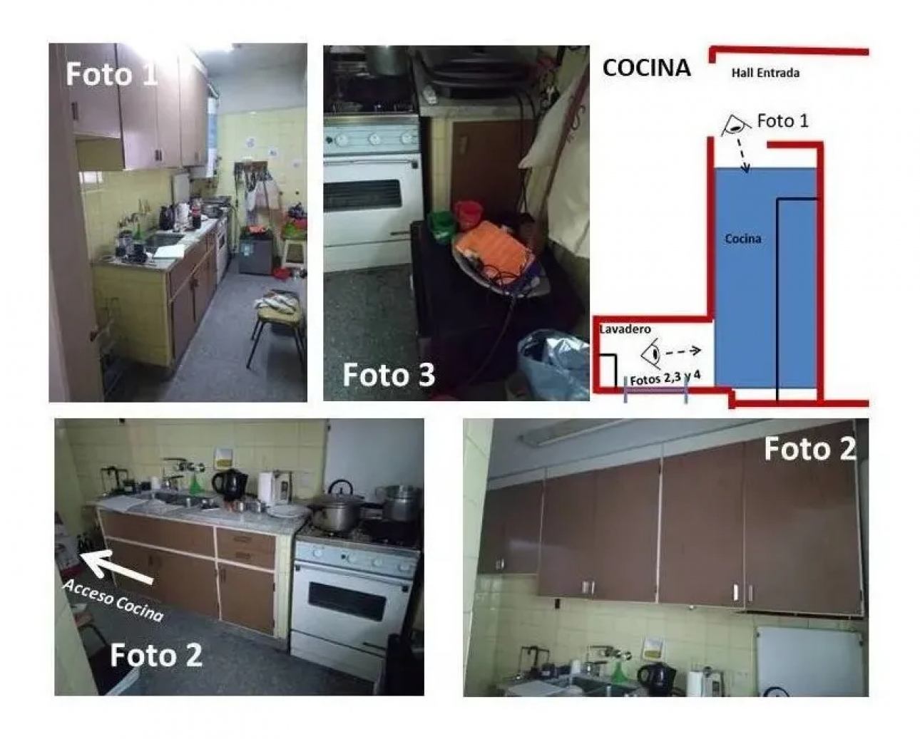 3 amb con baulera propia, 2 dorm y 1 baño, 57 m2