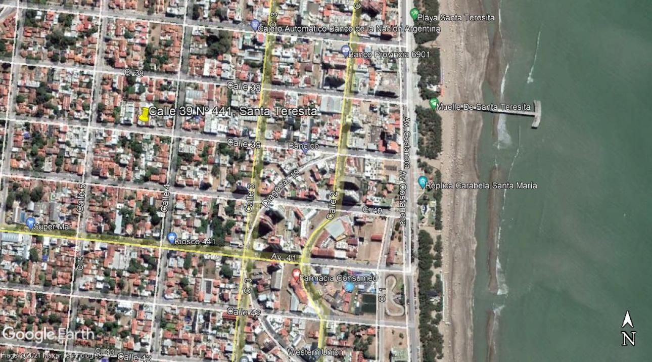 Depto en pleno Centro de Santa Teresita, sobre Calle 39