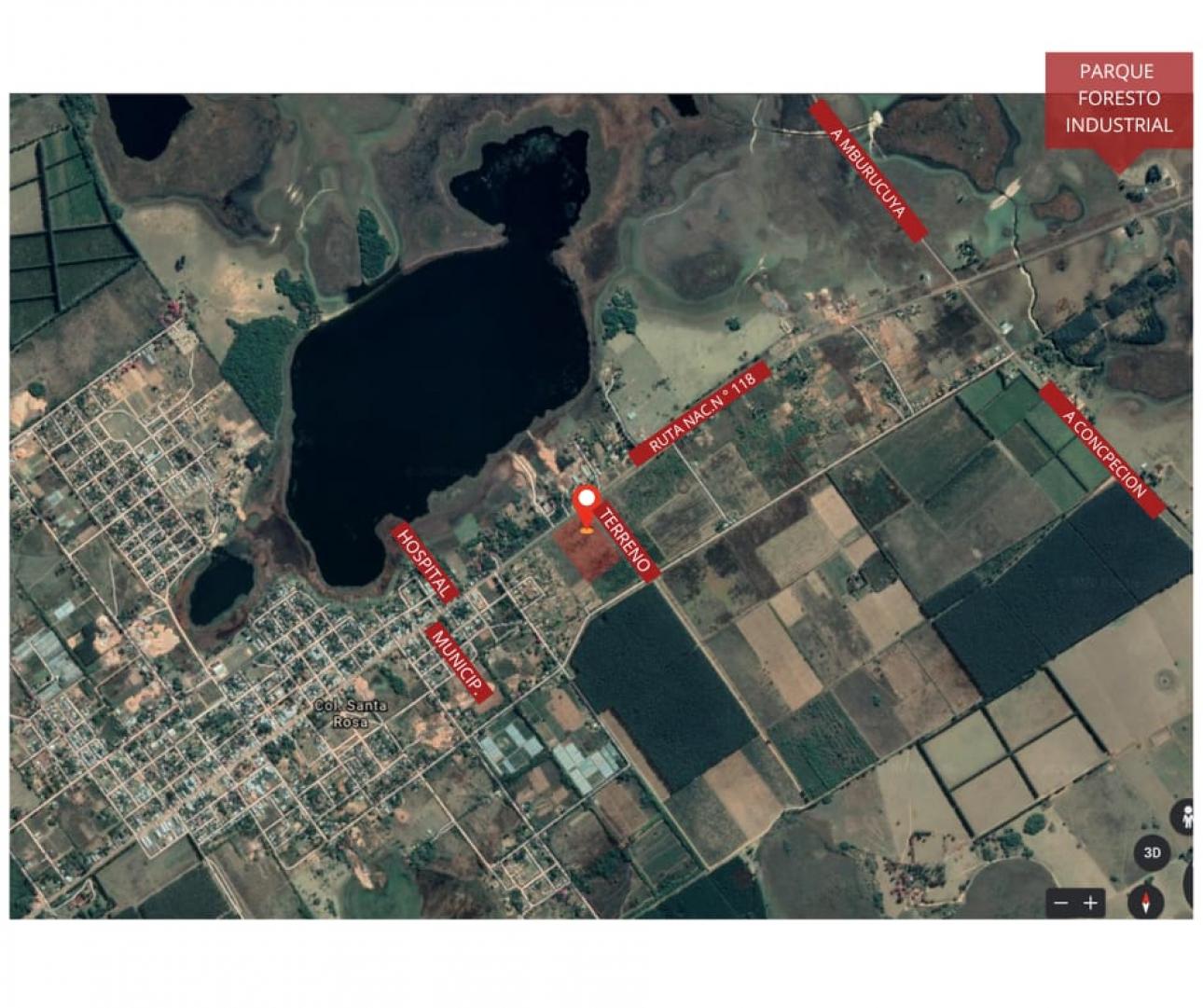 TERRENO 6 HAS S/RUTA 118 SANTA ROSA CORRIENTES