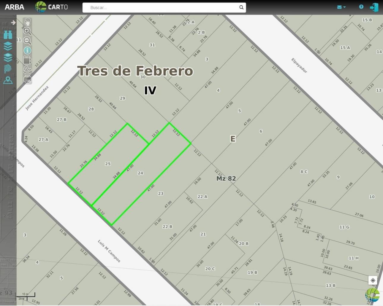 Casa 6 amb. s/2 lotes Tres de febrero