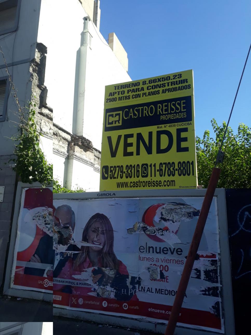 Importante Terreno de 438 m² con Proyecto Aprobado.