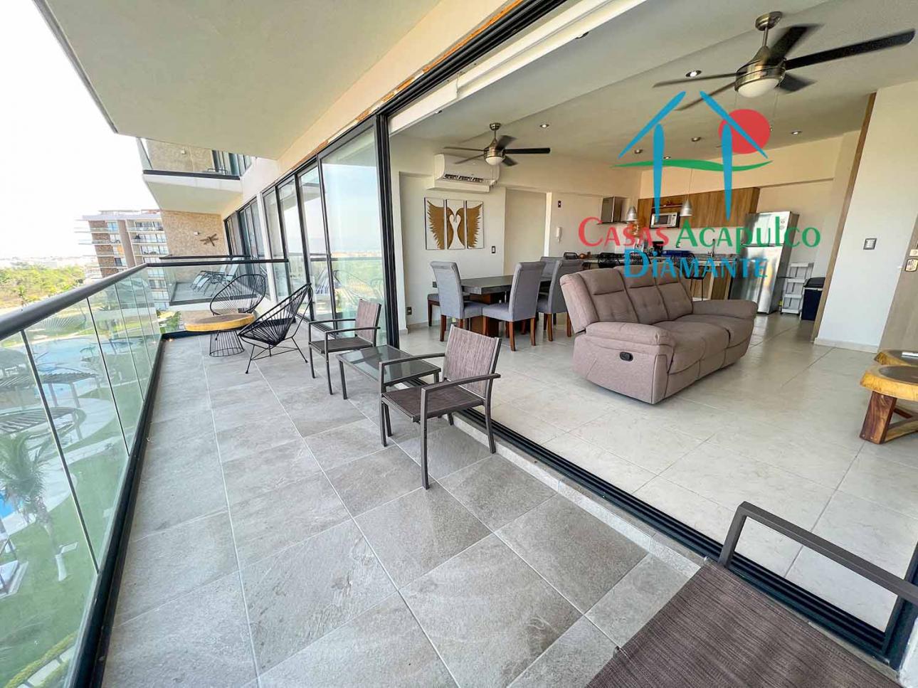 Terraza Grande Con Vista Las Albercas