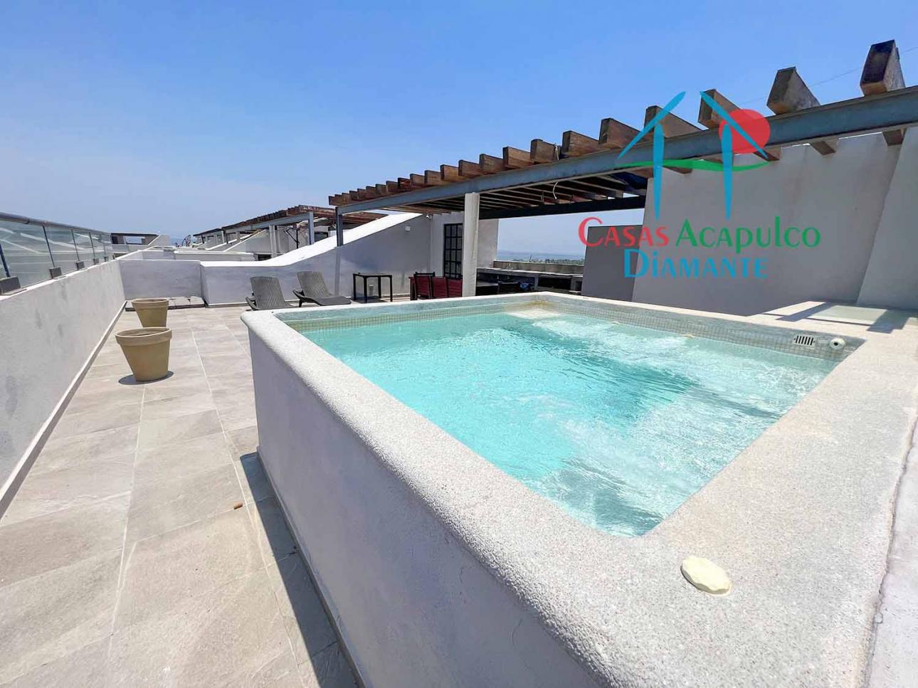 Roof Garden, Asador Y Jacuzzi, Terraza Con Vista a albercas