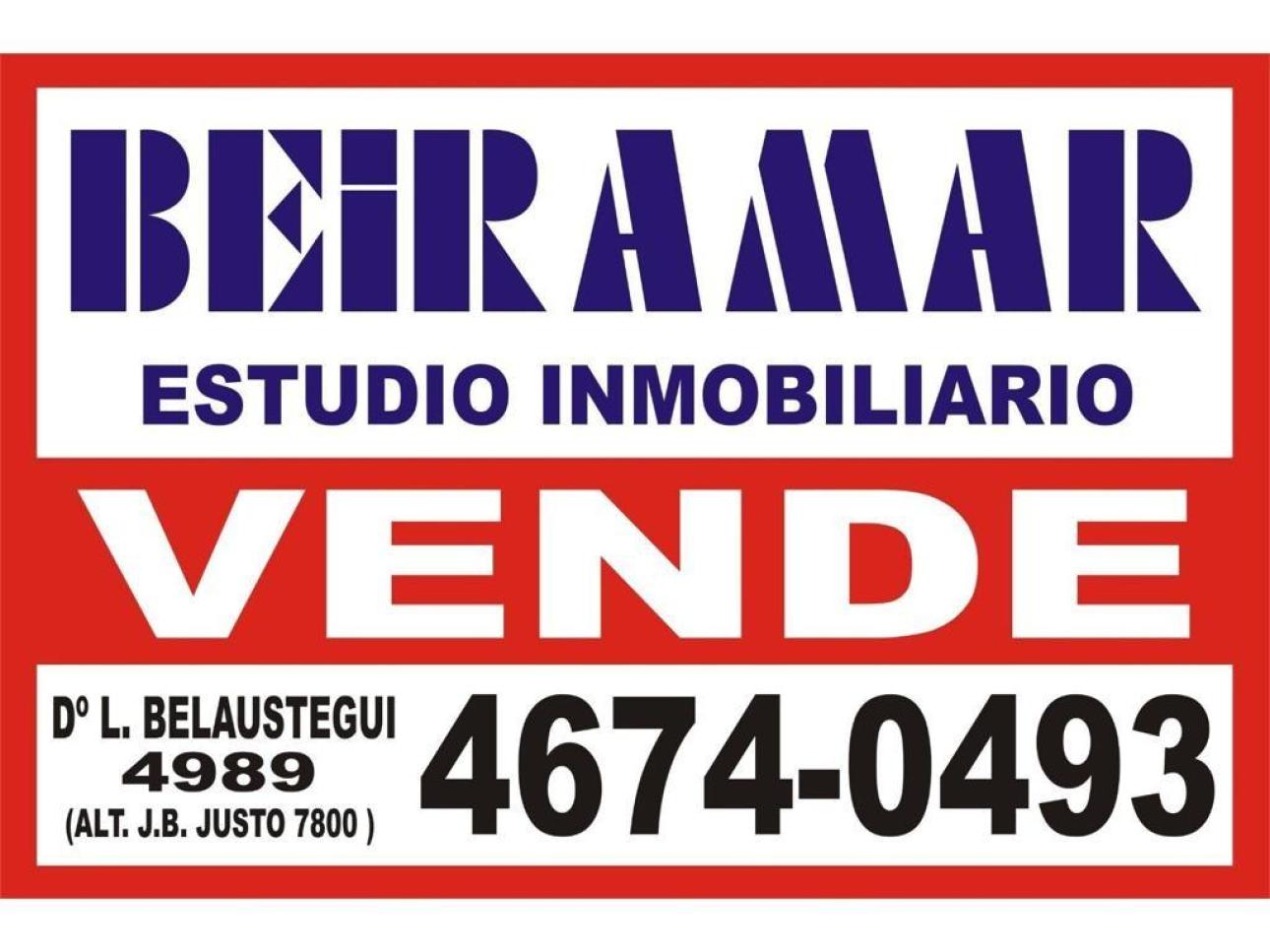 EN BLOCK SOBRE LOTE 8.66 X 43. PB LOCAL, 3AMB GARAJE PASANTE