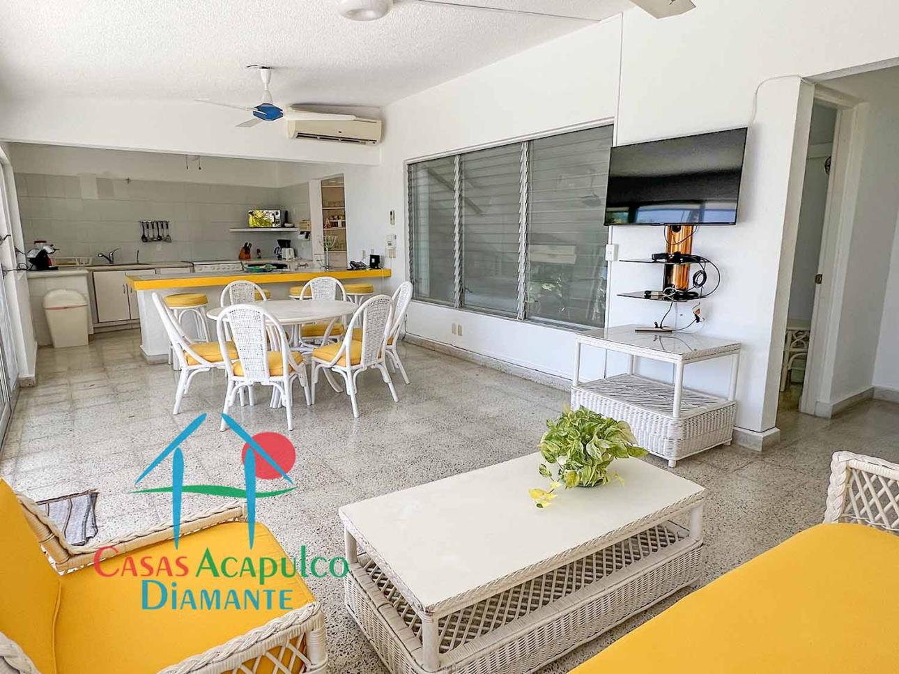Terraza con alberca privada