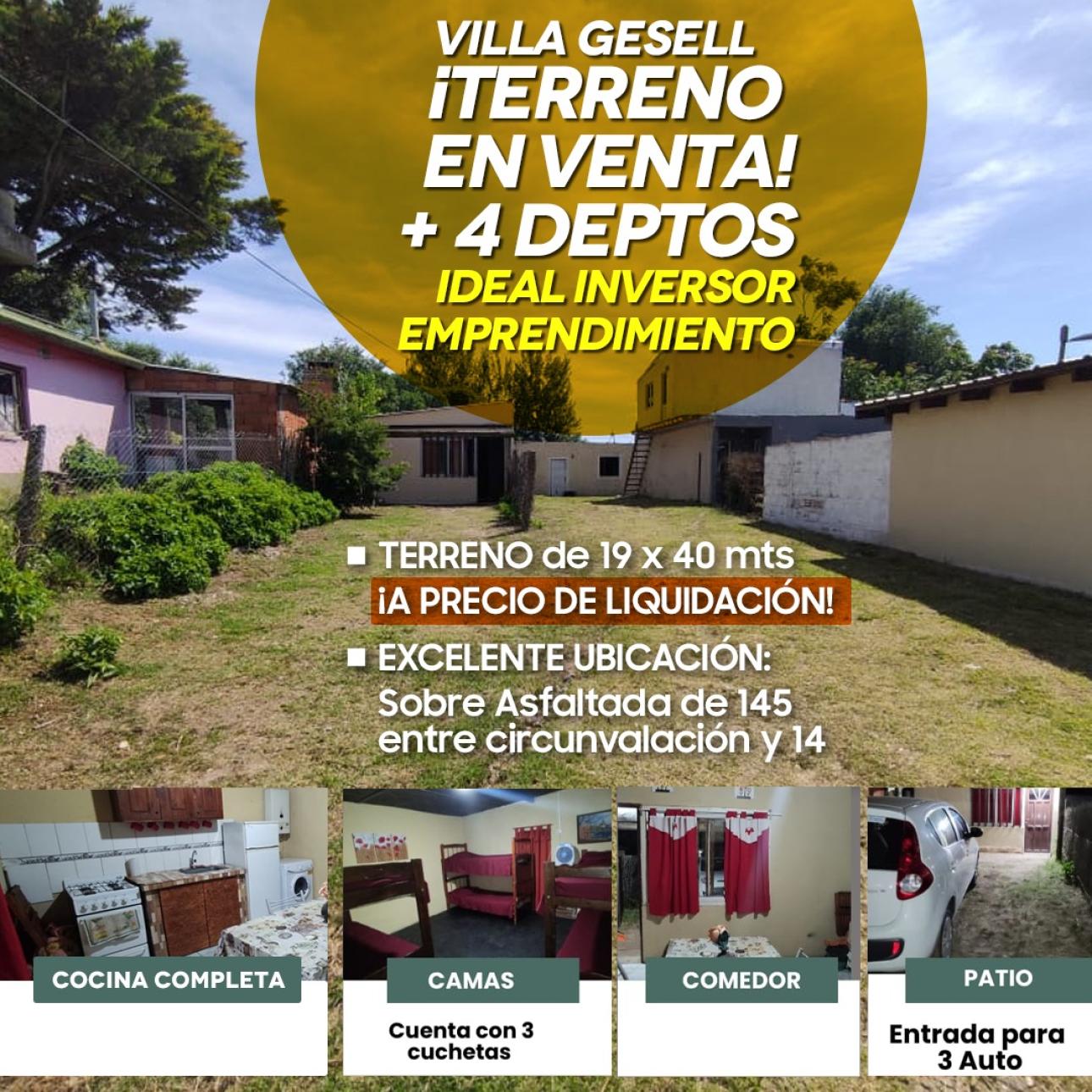 OPORTUNIDAD IDEAL INVERSOR VENTA EN BLOQUE