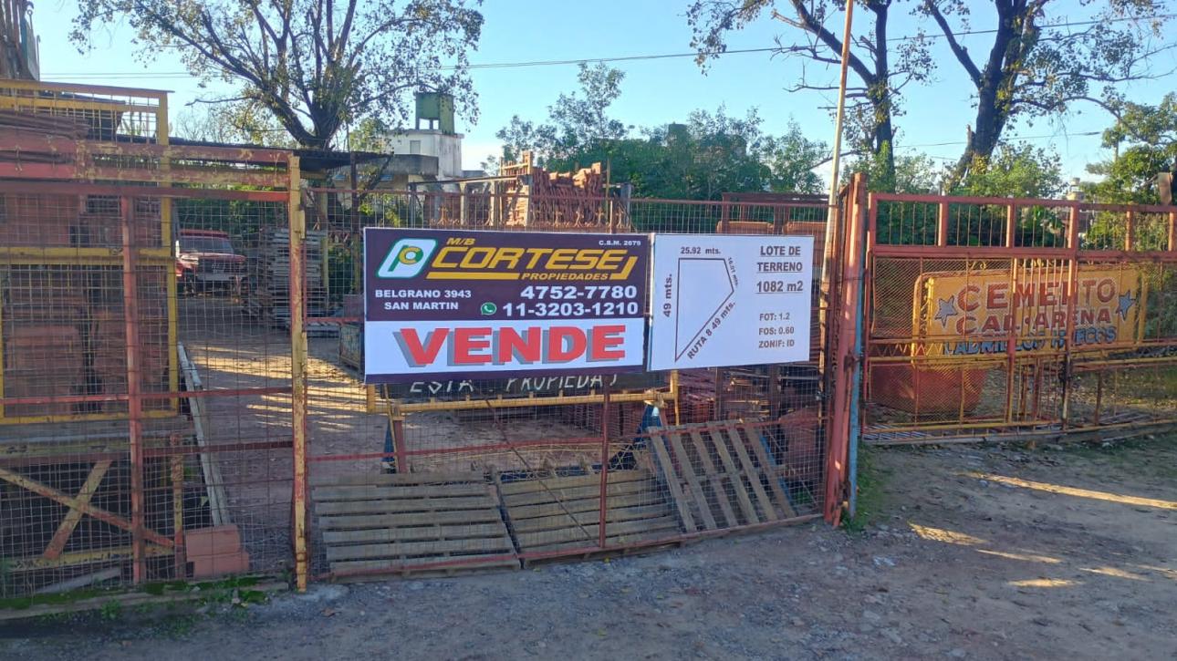 VENTA LOTE SAN MARTIN