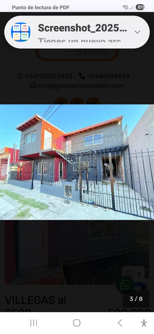 ALQUILER DEP.DE 3 AMBIENTES ITUZAINGO SUR