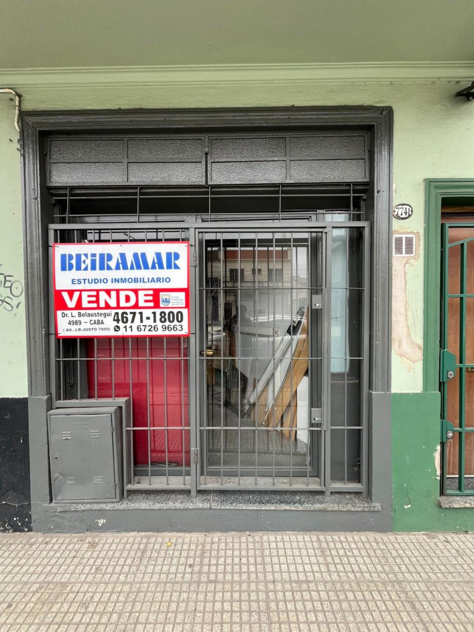 LOCAL DE 28 M2 + VIVIENDA DE 1 AMBIENTE CON PATIO.