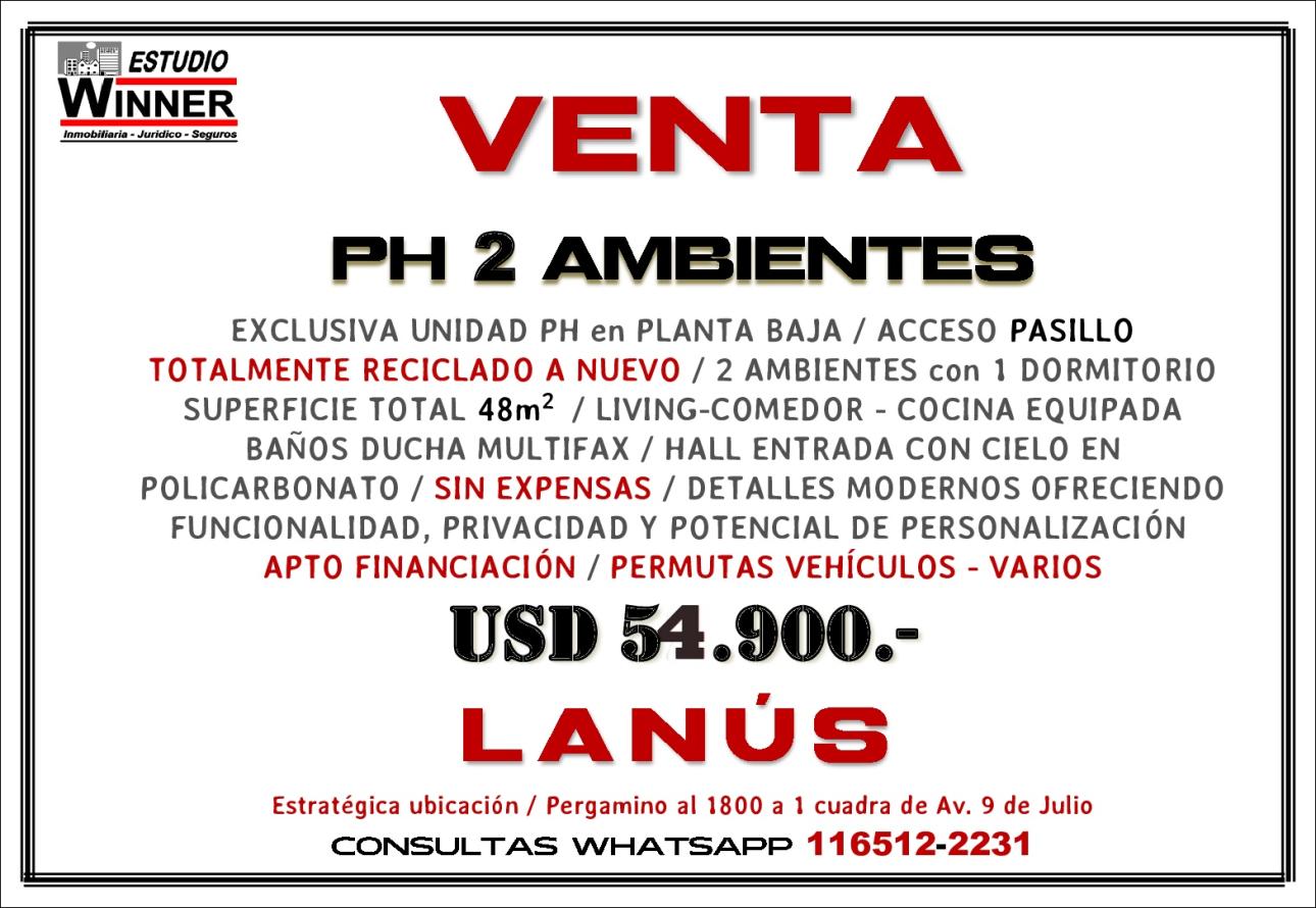 VENTA PH 2 AMB A NUEVO