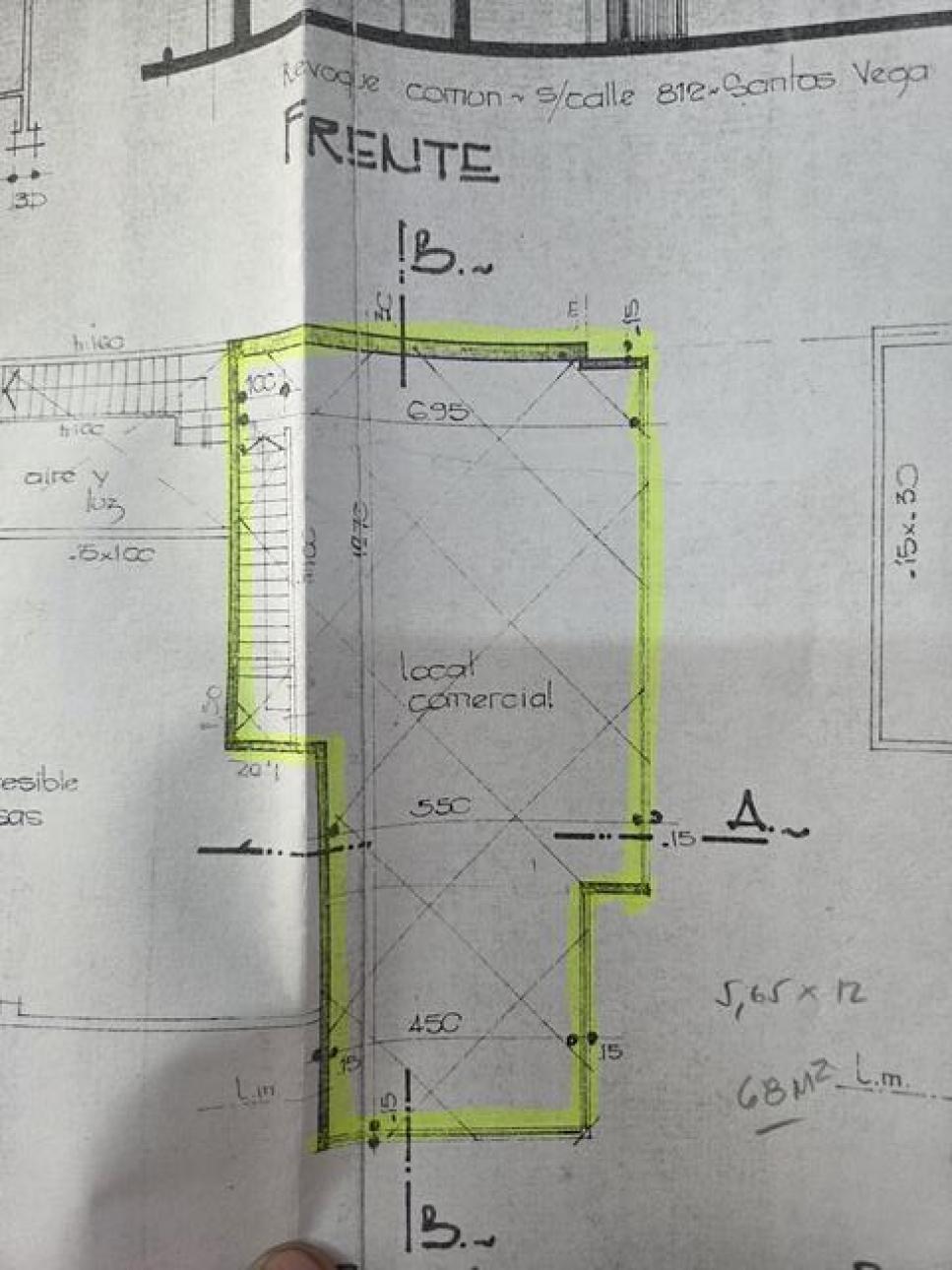 LOCAL Y DEPT EN VENTA SOBRE SANTOS VEGA VILLA BOSCH