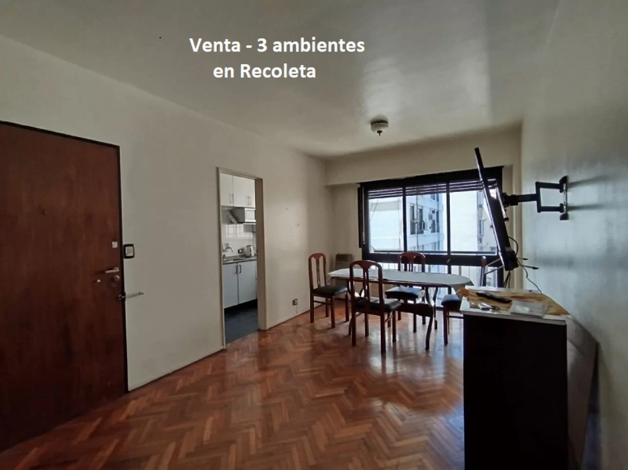 Recoleta - 3 ambientes Apto Profesional