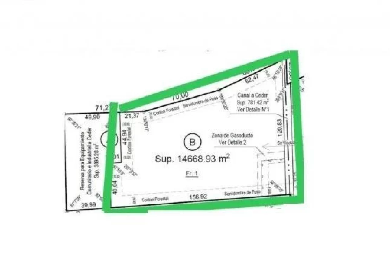 Lote 14.670 m² en Parque Industrial