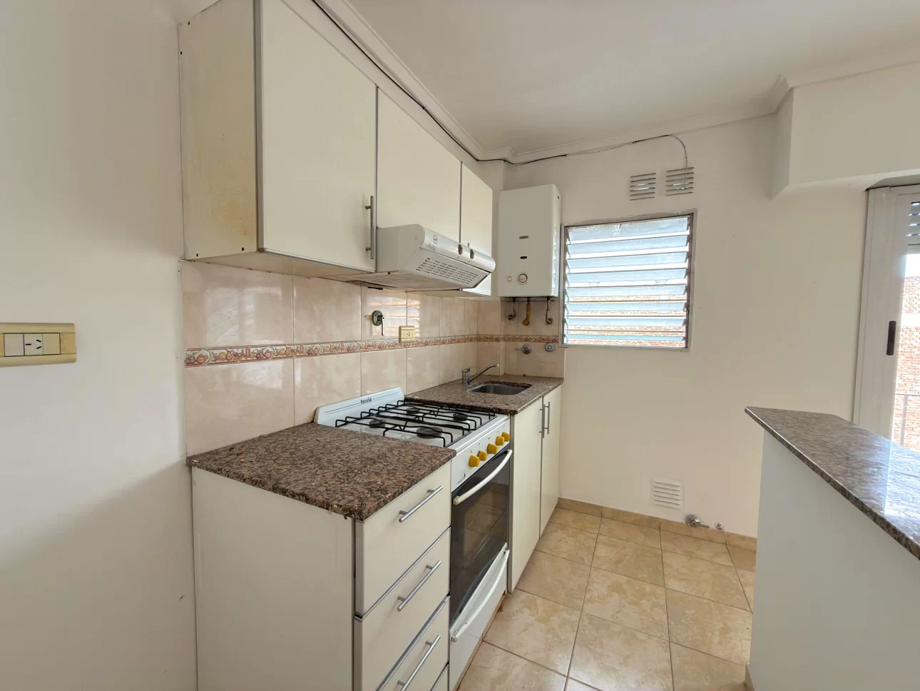 Departamento de 2 ambientes con vestidor