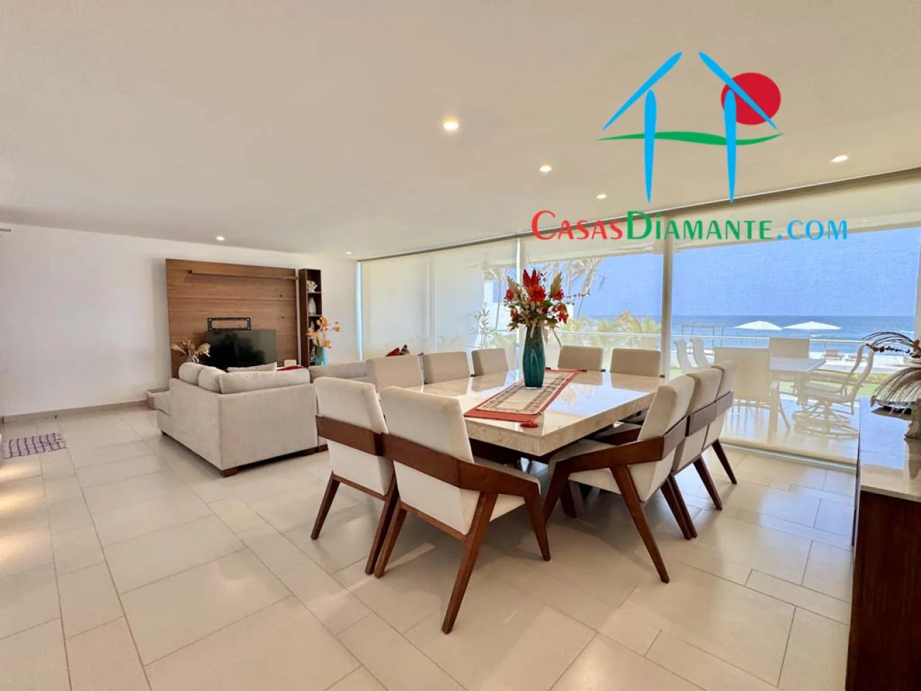 Departamento en Costa Real con terraza y vista al mar