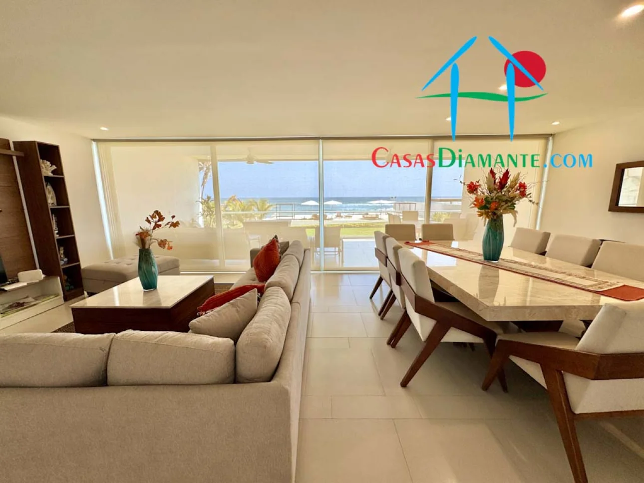 Departamento en Costa Real con terraza y vista al mar
