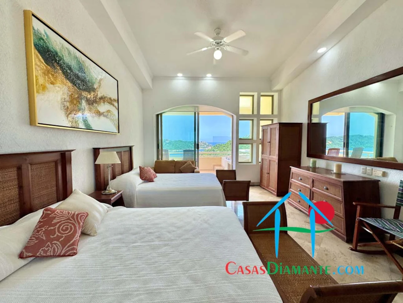 Departamento con terraza, vista al mar y jacuzzi privado