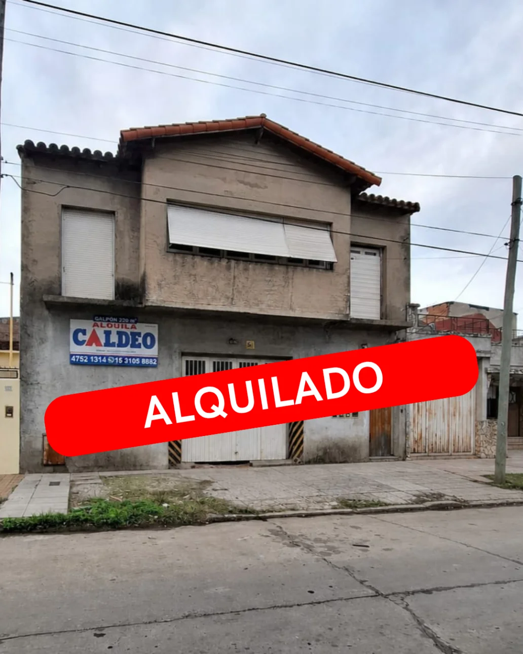 ALQUILER GALPÓN 220 m2